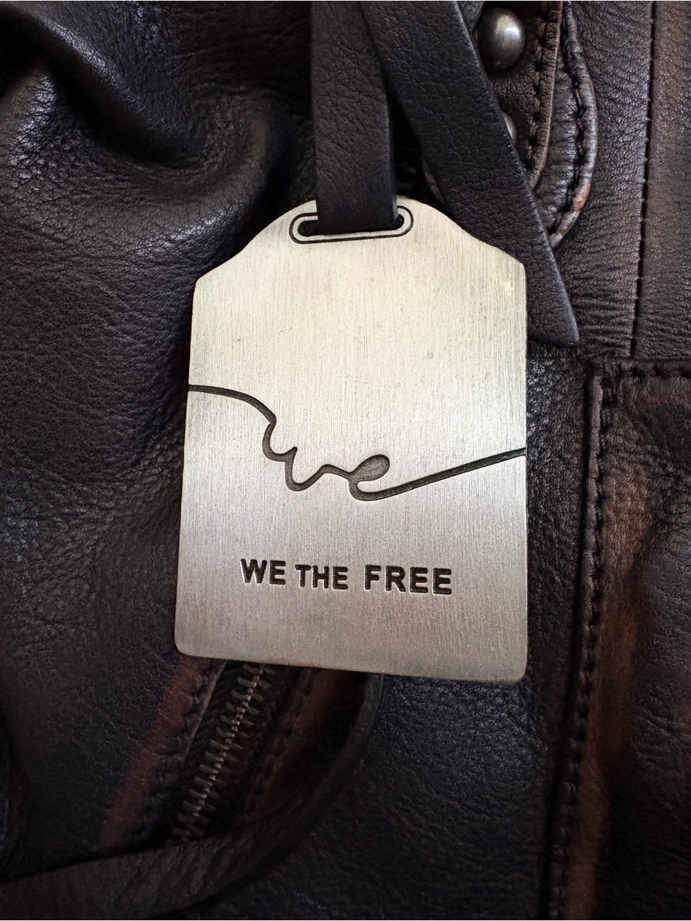 Free People We the Free Baby Emerson Tote Bag, Black NEW NWT - Picture 5 of 7
